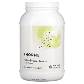 Thực phẩm chức năng Thorne Whey Protein Isolate Vanilla 1.84 lb (837 g) 693749005681
