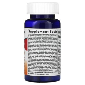 Thành phần vi chất của Trace Minerals ® Children's Feed My Brain Fruit Punch 60 Chewable Wafers 878941003554