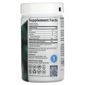 Thành phần vi chất của Trace Minerals ® Chlorophyll Gummies Berry 25 mg 60 Gummies 878941007040
