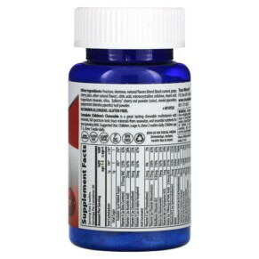 Thành phần vi chất của Trace Minerals ® Complete Multi Children's Chewable Wild Cherry 60 Chewable Wafers 878941000362