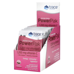 Thực phẩm chức năng Trace Minerals ® Electrolyte Stamina PowerPak Cranberry 30 Packets 0.19 oz (5.3 g) Each 878941001505