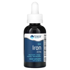 Thực phẩm chức năng Trace Minerals ® Ionic Iron 22 mg 1.9 fl oz (56 ml) 878941000164