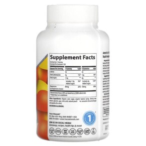 Thành phần vi chất của Trace Minerals ® Magnesium Gummies Peach 120 Gummies 878941006890