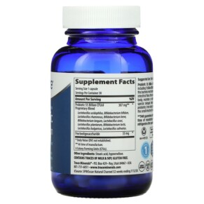 Thành phần vi chất của Trace Minerals ® Probiotic 55 Billion 30 Capsules 878941002120