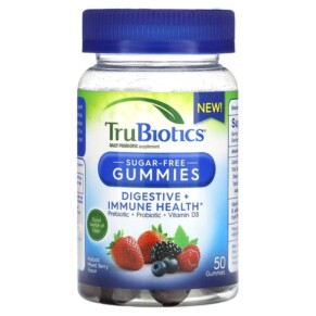 Thực phẩm chức năng TruBiotics Digestive Immune Health Natural Mixed Berry Sugar-Free 50 Gummies 852870004103