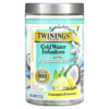 Thực phẩm chức năng Twinings Superblends Cold Water Infusions Probiotics+ Pineapple & Coconut Caffeine Free 10 Flavored Cold Water Infusers 0.88 oz (25 g) 070177230074