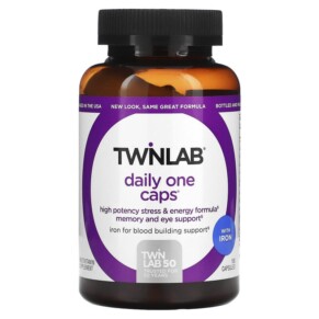Thực phẩm chức năng Twinlab Daily One Caps With Iron 180 Capsules 027434002851