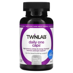 Thực phẩm chức năng Twinlab Daily One Caps with Iron 90 Capsules 027434009058