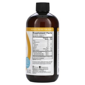 Thành phần vi chất của Twinlab Norwegian Cod Liver Oil Unflavored 12 fl oz (355 ml) 027434012249