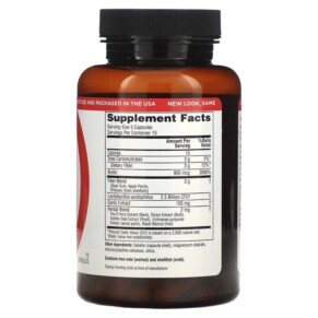 Thành phần vi chất của Twinlab Yeast Fighters 75 Capsules 027434016803