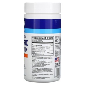 USN High Absorption Turmeric Curcumin+ with BioPerine 500 mg 60 Capsules 3 Thành phần vi chất của USN High Absorption Turmeric Curcumin+ with BioPerine 500 mg 60 Capsules 6009544938736