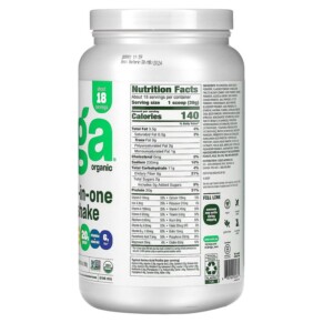 Thành phần vi chất của Vega Organic All-In-One Shake Berry 24.3 oz (688 g) 838766004815