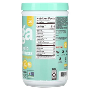 Thành phần vi chất của Vega Plant-Based Hello Wellness Drink Mix Choco Cinnamon Banana 14.3 oz (405 g) 838766010403