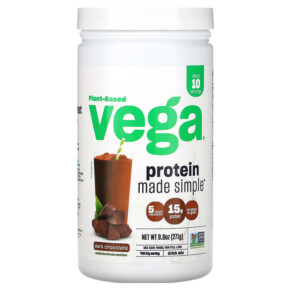 Thực phẩm chức năng Vega Protein Made Simple Dark Chocolate 9.6 oz (271 g) 838766001517