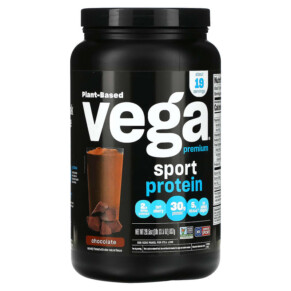 Thực phẩm chức năng Vega Sport Plant-Based Premium Protein Powder Chocolate 1 lb 13.5 oz (837 g) 838766008561