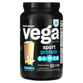 Thực phẩm chức năng Vega Sport Plant-Based Premium Protein Powder Vanilla 29.2 oz (828 g) 838766008554