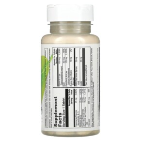 Thành phần vi chất của VegLife Vegan B-Complex 100 Tablets 076280742510