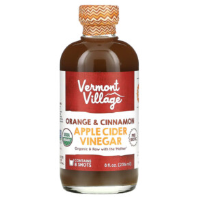 Thực phẩm chức năng Vermont Village Apple Cider Vinegar Orange & Cinnamon 8 fl oz (236 ml) 084648000066