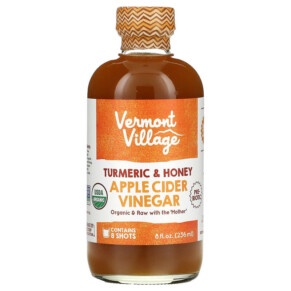 Thực phẩm chức năng Vermont Village Apple Cider Vinegar Turmeric & Honey 8 fl oz (236 ml) 084648148034