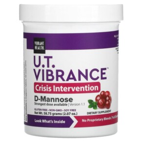 Thực phẩm chức năng Vibrant Health U.T. Vibrance D-Mannose Version 1.1 2.07 oz (58.75 g) 074306800305