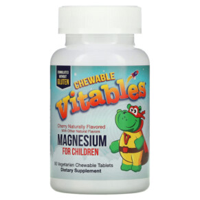 Thực phẩm chức năng Vitables Chewable Magnesium for Children Cherry 90 Vegetarian Tablets 898220014606