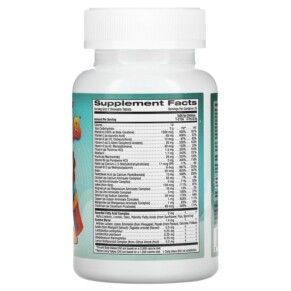 Thành phần vi chất của Vitables Chewable Multivitamins with Probiotics & Enzymes for Children Assorted Fruit Flavors 60 Vegetarian Tablets 898220014569