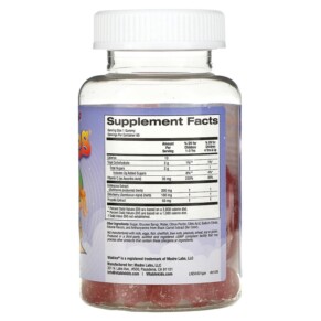 Thành phần vi chất của Vitables Gummy Propolis & Echinacea for Children Free Gelatin Raspberry 60 Vegetarian Gummies 898220014392