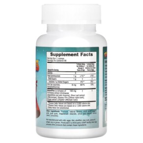 Thành phần vi chất của Vitables Zinc Plus for Children Tangerine Flavor 90 Lozenges 898220014545