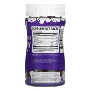 Thành phần vi chất của Vitaburst Feel Berry Better Elderberry Gummies Elderberry Flavor 60 Vegan Gummies 850013366033