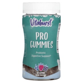 Thực phẩm chức năng Vitaburst Vitaburst Pro Gummies Probiotic Digestive Support Berry 60 Gummies 850013366071