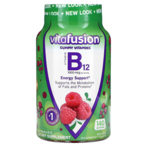 Thực phẩm chức năng VitaFusion B12 Natural Raspberry 500 mcg 140 Gummies 027917270975