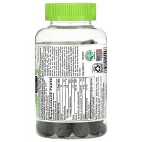Thành phần vi chất của VitaFusion Elderberry With Vitamins C & D for Immune Support Natural Berry 90 Gummies 027917290096