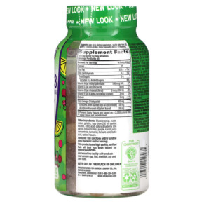 Thành phần vi chất của VitaFusion Omega-3 EPA/DHA Raspberry Lemonade 120 Gummies 027917017235