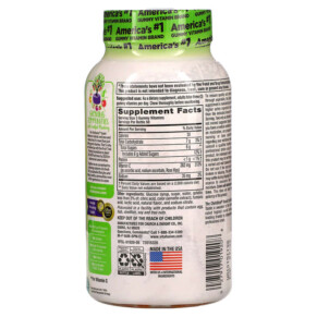 Thành phần vi chất của VitaFusion Power C High Potency Vitamin C Natural Orange Flavor 150 Gummies 027917019208