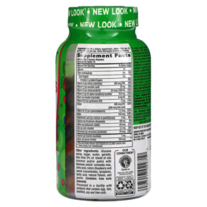 Thành phần vi chất của VitaFusion Women's Multi Daily Multivitamin Natural Berry 150 Gummies 027917022710