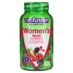 Thực phẩm chức năng VitaFusion Women's Multi Daily Multivitamin Natural Berry 150 Gummies 027917022710