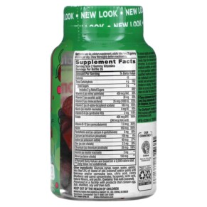 Thành phần vi chất của VitaFusion Women's Multi Daily Multivitamin Natural Berry 70 Gummies 027917022680