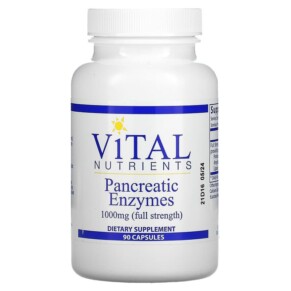 Thực phẩm chức năng Vital Nutrients Pancreatic Enzymes 500 mg 90 Capsules 693465417119