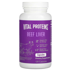 Thực phẩm chức năng Vital Proteins Beef Liver 120 Capsules 850232005157