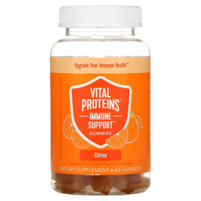 Thực phẩm chức năng Vital Proteins Immune Support Gummies Citrus 60 Gummies 850019568882