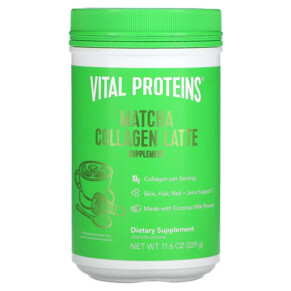 Thực phẩm chức năng Vital Proteins Matcha Collagen Latte Unflavored 11.6 oz (329 g) 857273008031