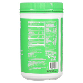 Thành phần vi chất của Vital Proteins Matcha Collagen Latte Vanilla 9.3 oz (265 g) 850005892236