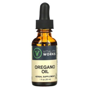 Thực phẩm chức năng Vitality Works Oregano Oil 1 fl oz (30 ml) 788332036811
