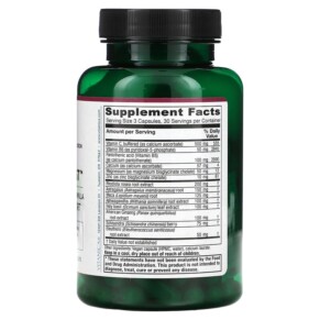 Thành phần vi chất của Vitanica Adrenal Assist Daily Adrenal Support 90 Vegan Caps 708118022944