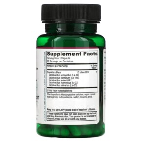 Thành phần vi chất của Vitanica FemEcology Vaginal Probiotic Support 10 Billion CFU 30 Vegan Caps 708118023156