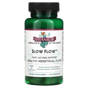Thực phẩm chức năng Vitanica Slow Flow Healthy Menstrual Flow 60 Vegan Caps 708118021305