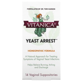 Thực phẩm chức năng Vitanica Yeast Arrest 14 Vaginal Suppositories 708118020056