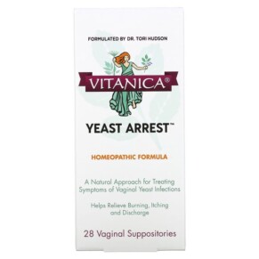 Thực phẩm chức năng Vitanica Yeast Arrest 28 Vaginal Suppositories 708118020094