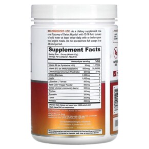 Thành phần vi chất của Vitauthority Detox Nourish Weight Loss & Digestion Aid Natural Watermelon 10.9 oz (310 g) 856360008473