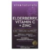 Viva Naturals Elderberry Vitamin C + Zinc 5 in 1 Immune Support 120 Capsules 5 Thực phẩm chức năng Viva Naturals Elderberry Vitamin C + Zinc 5 in 1 Immune Support 120 Capsules 811067031780